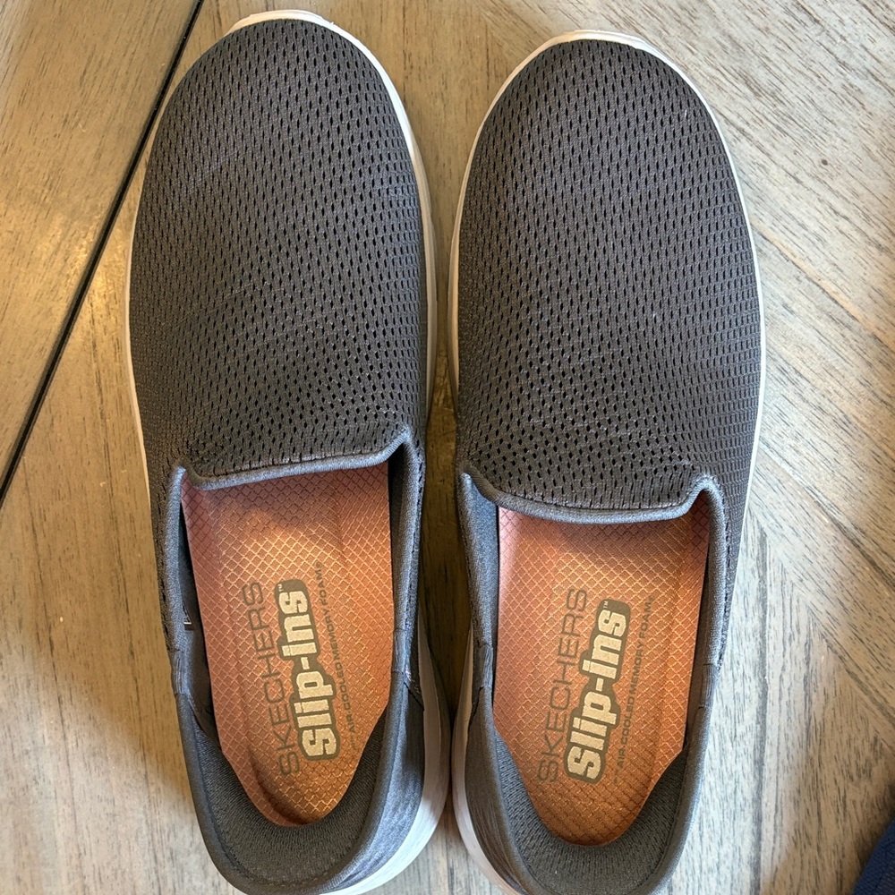 Skechers Women's Charcoal Slip-Ons
